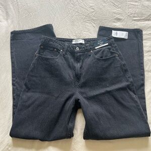 Abercrombie & Fitch The Loose High Rise Black Jeans 29/8R